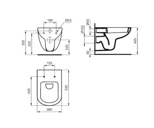 унитаз IDEAL STANDARD TEMPO